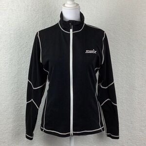 Swix Cirrus Tech/ training jacket. Women’s size small. Black